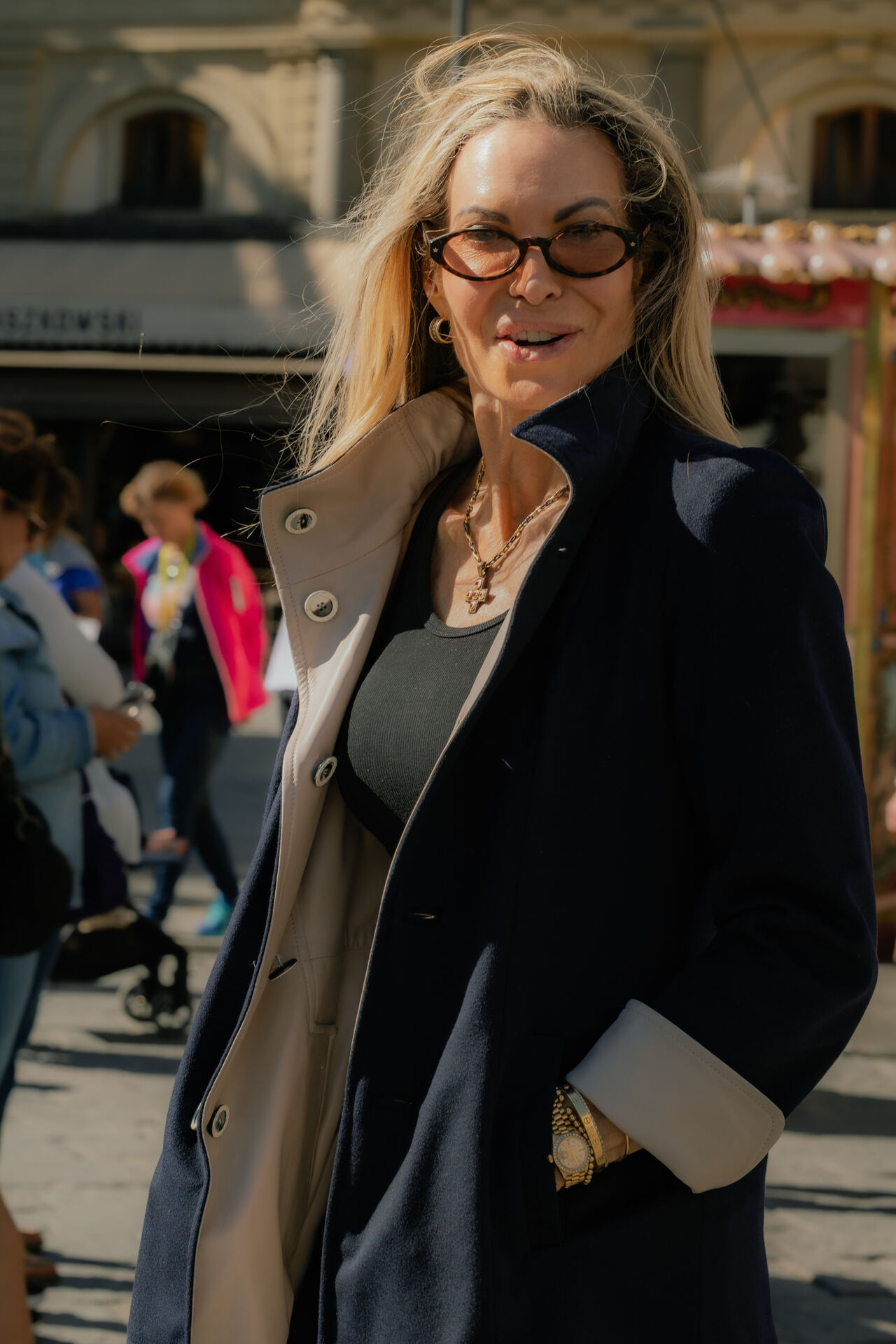 Riva Firenze leather piece taken through Florence